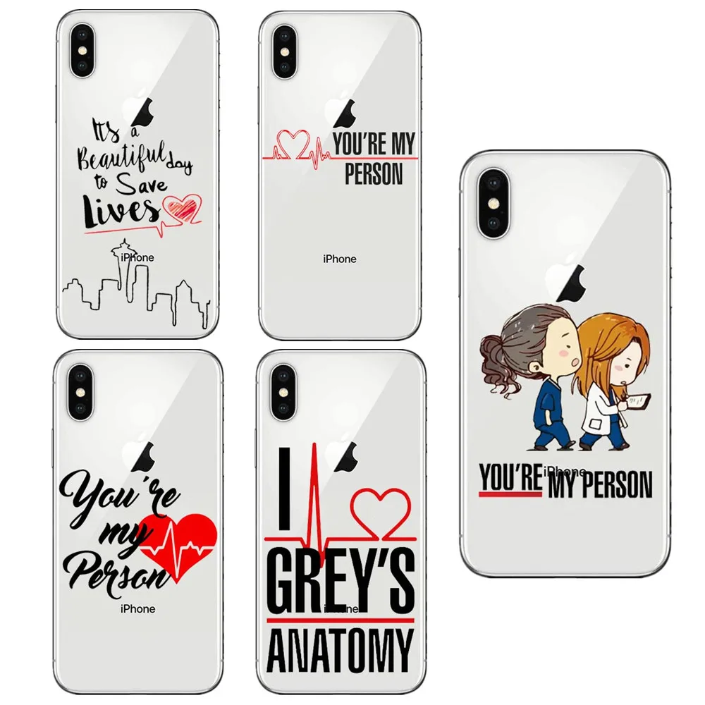 Greys Anatomy You are my person Phone Case Cover For iPhone SE 5S 6 6S Plus 7 7Plus 8 8Plus X Soft silicone TPU Coque Capa Case
Greys Anatomy You are my person Phone Case Cover For iPhone SE 5S 6 6S Plus 7 7Plus 8 8Plus X Soft silicone TPU Coque Capa Case
