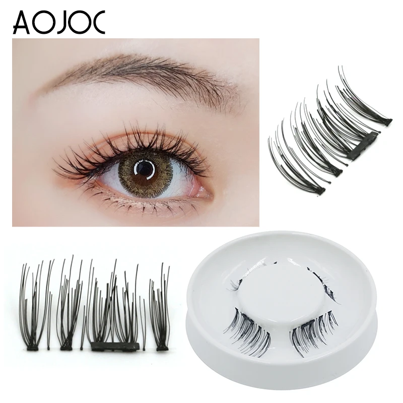 Aojoc 4pcs/2pair Magnetic Eyelashes 3D Handmade Mink Reusable Magnet False Eyelashes Triple Natural Soft Hair Magnet Eye Lashes
Aojoc 4pcs/2pair Magnetic Eyelashes 3D Handmade Mink Reusable Magnet False Eyelashes Triple Natural Soft Hair Magnet Eye Lashes