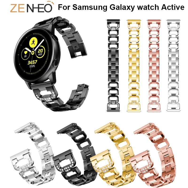 Stainless Steel watchband strap For Samsung Galaxy watch Active Watches straps bands Metal Wristband Replacement bracelet 20mm
Stainless Steel watchband strap For Samsung Galaxy watch Active Watches straps bands Metal Wristband Replacement bracelet 20mm