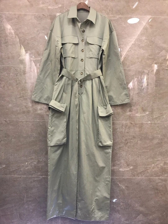 Early Autumn, 2019 New Woman's Small Turn-lapel Symmetrical Pocket Belt Received Long Sleeve Pants 720
Early Autumn, 2019 New Woman's Small Turn-lapel Symmetrical Pocket Belt Received Long Sleeve Pants 720