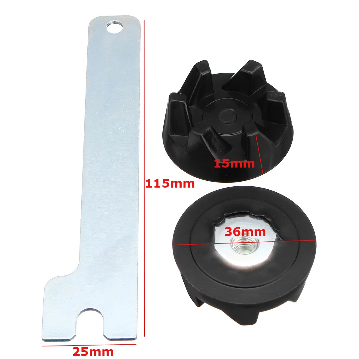 Two Rubber Coupler Gear Clutch & Removal Tool For Blender KitchenAid 9704230 