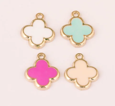 70pcs enamel leaf clover Charms pendants 13*15mm Handmade Headwear Antique silver craft Jewelry earring bracelet necklace
70pcs enamel leaf clover Charms pendants 13*15mm Handmade Headwear Antique silver craft Jewelry earring bracelet necklace
