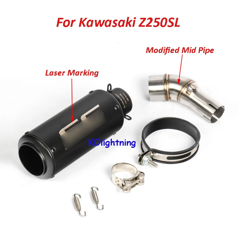 Z250SL Motorcycle Exhaust System Muffler Full Pipe Modified Middle Connect Pipe Slip on Link Midpiece For Kawasaki Z250SL
Z250SL Motorcycle Exhaust System Muffler Full Pipe Modified Middle Connect Pipe Slip on Link Midpiece For Kawasaki Z250SL