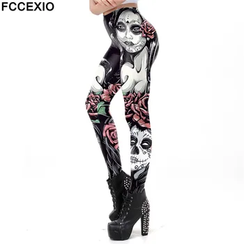 FCCEXIO Whosale 3D Mexico Skull Leggings Women Workout Fitness Legging Colorful Cranium Print Leggins Plus Size Workout Legging
FCCEXIO Whosale 3D Mexico Skull Leggings Women Workout Fitness Legging Colorful Cranium Print Leggins Plus Size Workout Legging
