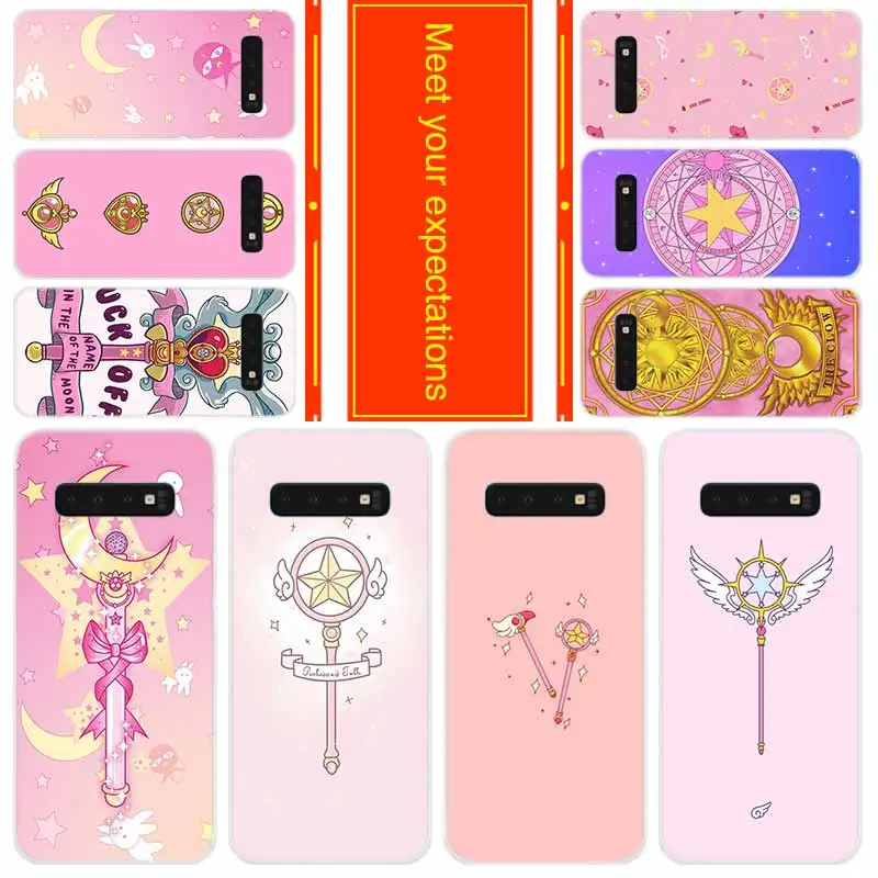 Phone for Samsung Galaxy S10 E S9 S8 Plus S7 s6 Edge s10 plus s5 Note 10 9 8 Cover Case Anime Sailor Moon Magic wand
Phone for Samsung Galaxy S10 E S9 S8 Plus S7 s6 Edge s10 plus s5 Note 10 9 8 Cover Case Anime Sailor Moon Magic wand