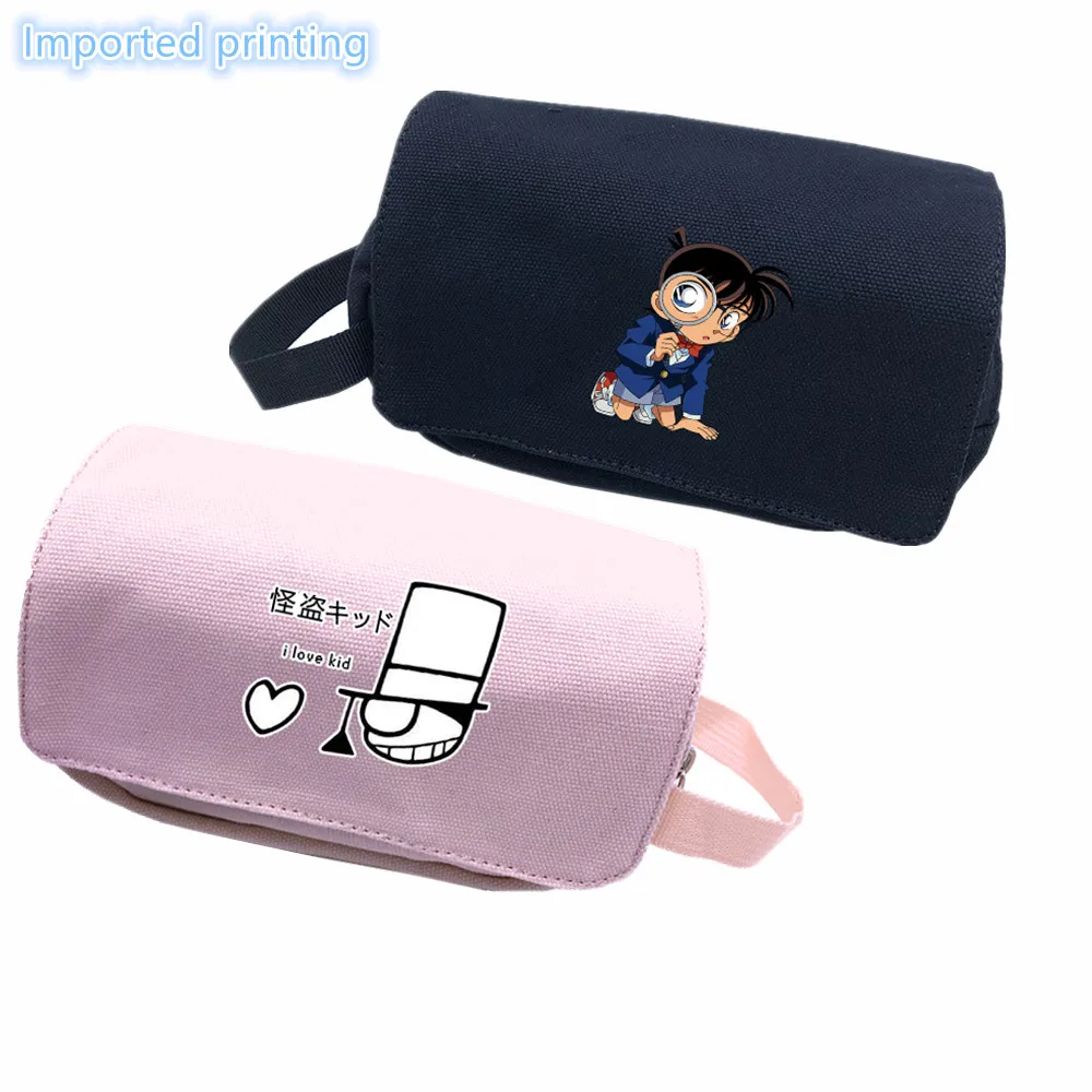 Detective Conan Kaitou Kiddo Pink Cosmetic Case Large Kawaii Pencil Bags Canvas School Stationery Bag Makeup Pouch Travel Case
Detective Conan Kaitou Kiddo Pink Cosmetic Case Large Kawaii Pencil Bags Canvas School Stationery Bag Makeup Pouch Travel Case