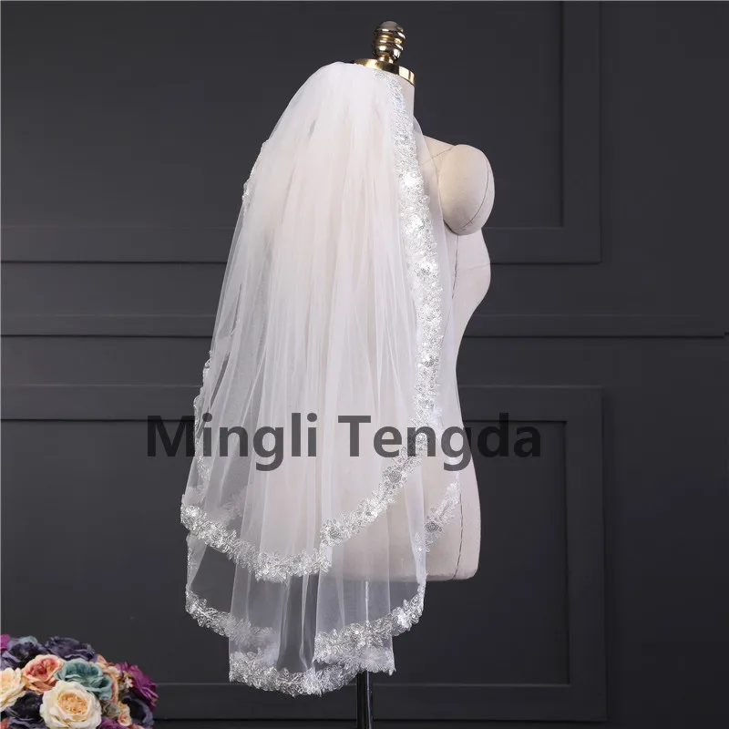 Short Bridal Veils Two Layer Bridal Veil White/Ivory Tulle Wedding Veil With Comb Lace Edge Wedding Accessories Mingli Tengda
Short Bridal Veils Two Layer Bridal Veil White/Ivory Tulle Wedding Veil With Comb Lace Edge Wedding Accessories Mingli Tengda
