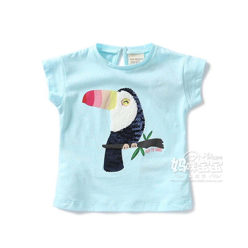 New 2016 summer girls clothes T-shirts for girls short sleeved t shirt infant cute Cartoon bird tee children pullover tops
New 2016 summer girls clothes T-shirts for girls short sleeved t shirt infant cute Cartoon bird tee children pullover tops