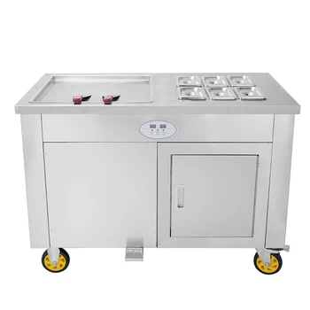 Single-pot double-pressure refrigerated fried yogurt machine Fried ice cream machine Fried yogurt
Single-pot double-pressure refrigerated fried yogurt machine Fried ice cream machine Fried yogurt