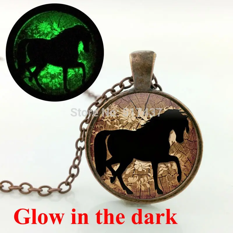 Glow in the dark jewelry Prancing Horse necklace Equestrian Jewelry Nature Animal glass art photo glowing necklace
Glow in the dark jewelry Prancing Horse necklace Equestrian Jewelry Nature Animal glass art photo glowing necklace