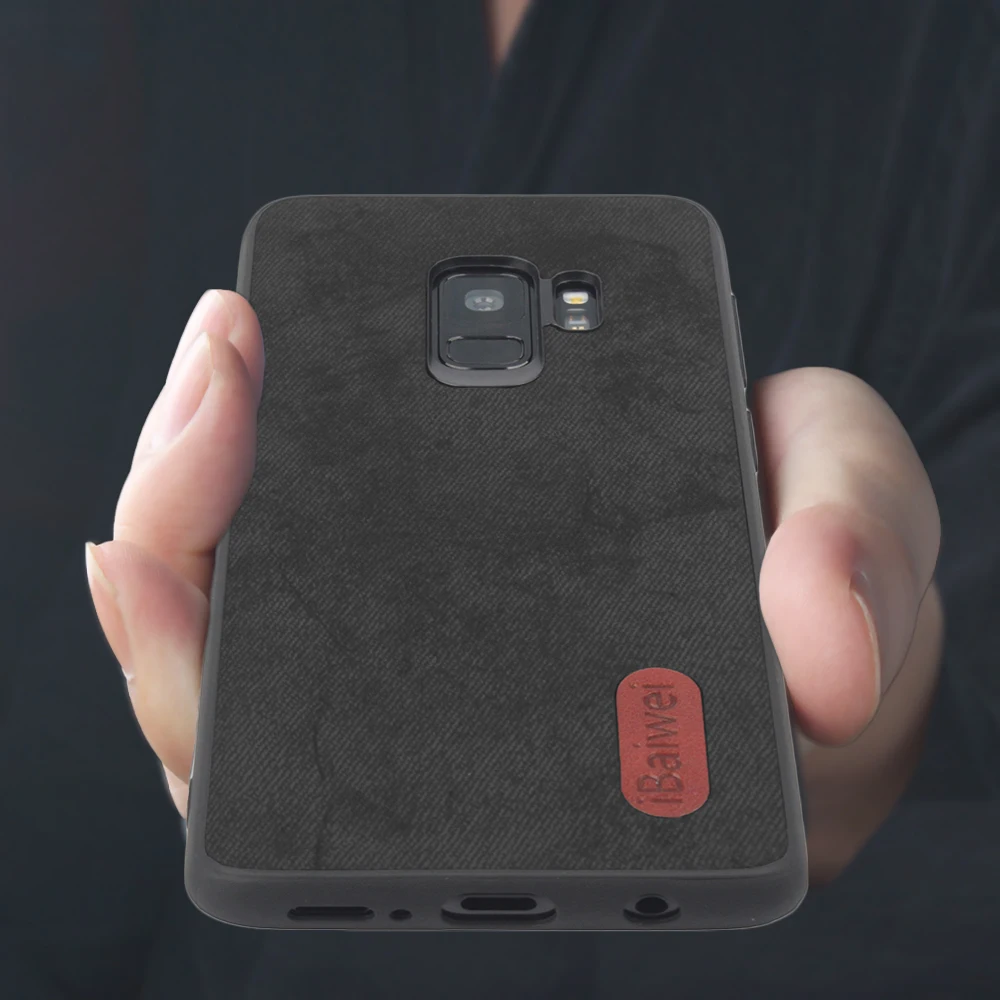Fashion Simple Leather Cover Case For Samsung Galaxy S9 Soft Edge Denim Back Cover For Galaxy S9 Drop-Resistant Protection Coque
Fashion Simple Leather Cover Case For Samsung Galaxy S9 Soft Edge Denim Back Cover For Galaxy S9 Drop-Resistant Protection Coque