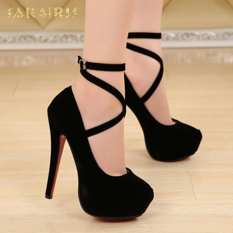 SARAIRIS Big Size 46 Elegant cross-strap High Heels Platform Shoes Woman Party Wedding Brides Sexy Women Shoes Red Pumps
SARAIRIS Big Size 46 Elegant cross-strap High Heels Platform Shoes Woman Party Wedding Brides Sexy Women Shoes Red Pumps