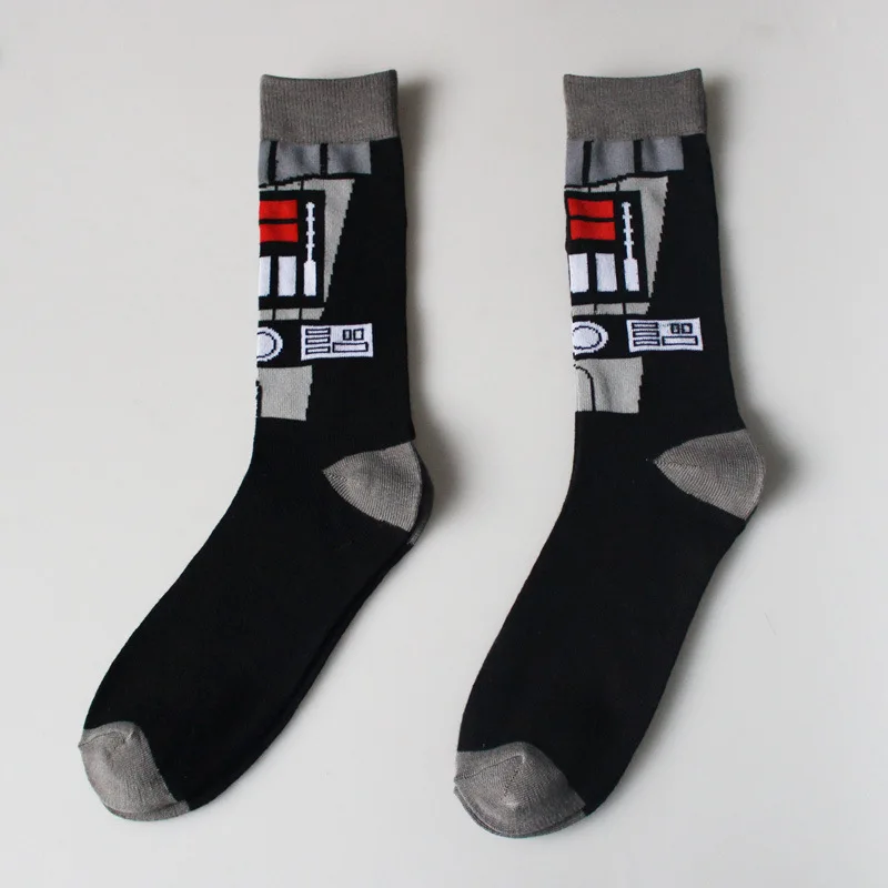 New Cartoon Robot Pattern Man Personality Black happy Socks High Quality Socks Casual Soft Comfortable Cotton Autumn Winter
New Cartoon Robot Pattern Man Personality Black happy Socks High Quality Socks Casual Soft Comfortable Cotton Autumn Winter