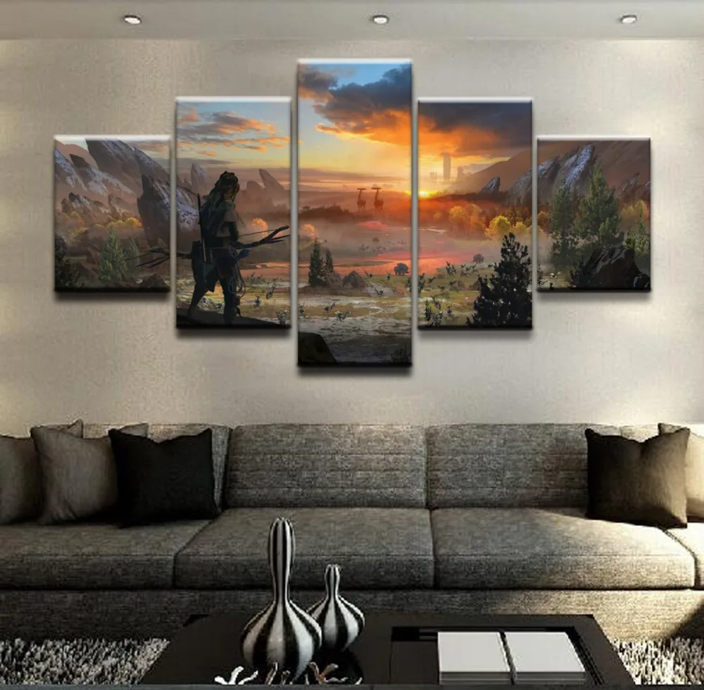 5 Panel Aloy Horizon Zero Dawn Picture Canvas Painting Home Decorative Modern Printed Painting Wall Art For Living Room Decor
5 Panel Aloy Horizon Zero Dawn Picture Canvas Painting Home Decorative Modern Printed Painting Wall Art For Living Room Decor