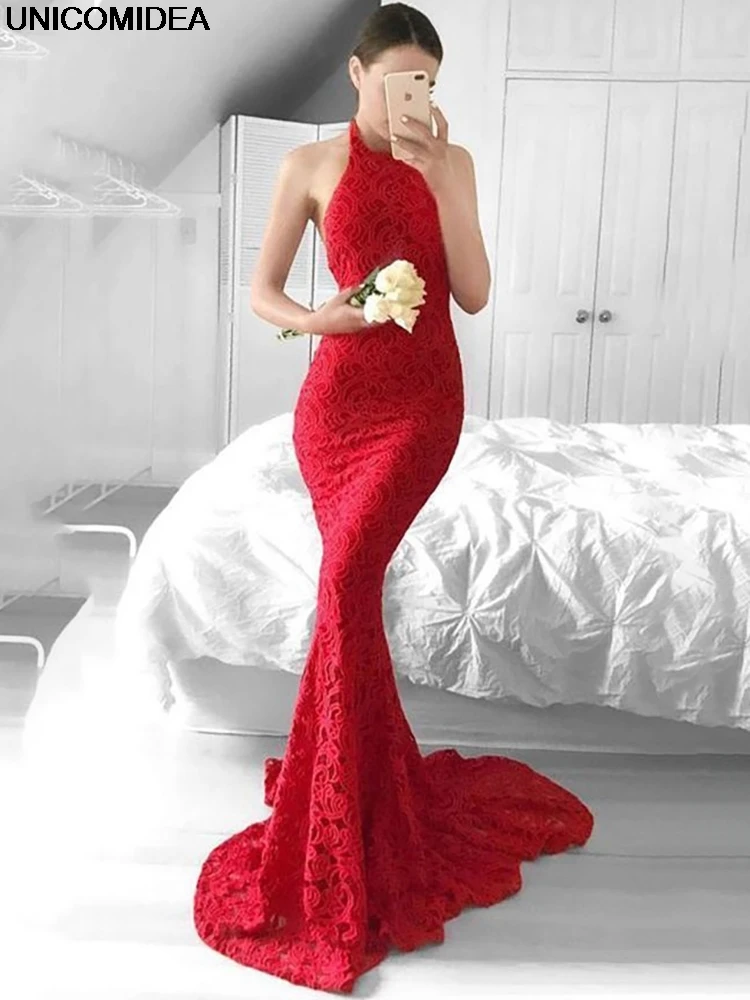 2019 Lace Maxi Dress Women Halter Backless Long Dress Wedding Bride Evening Party Dresses Bodycon Sheath Vestidos de Festa Femme
2019 Lace Maxi Dress Women Halter Backless Long Dress Wedding Bride Evening Party Dresses Bodycon Sheath Vestidos de Festa Femme