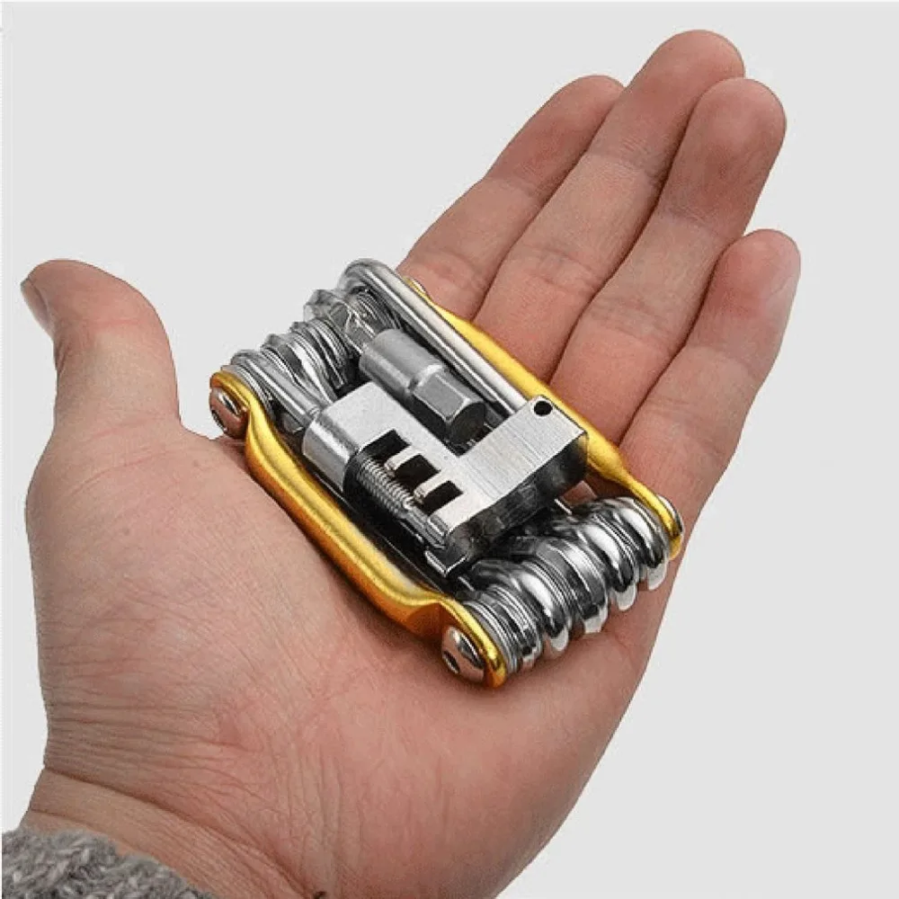11 in 1Multifunctional Bike Bicycle Repair Tools Kit Set Folding Hex Wrench Tool Portable Mountain Cycling Repairing Equipment
11 in 1Multifunctional Bike Bicycle Repair Tools Kit Set Folding Hex Wrench Tool Portable Mountain Cycling Repairing Equipment