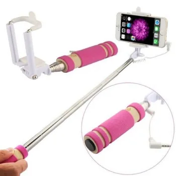 Mini Selfie Stick With Button Wired Sponge Handle Monopod Universal For iPhone 6 5 Android Samsung Huawei Xiaomi
Mini Selfie Stick With Button Wired Sponge Handle Monopod Universal For iPhone 6 5 Android Samsung Huawei Xiaomi