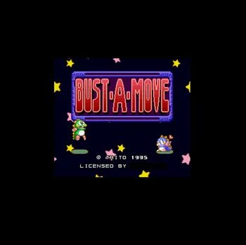 Bust-A-Move NTSC Version 16 Bit 46 Pin Big Gray Game Card For USA Game Players
Bust-A-Move NTSC Version 16 Bit 46 Pin Big Gray Game Card For USA Game Players