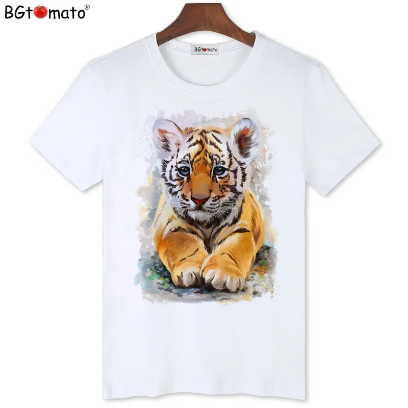 BGtomato real photos 3D t shirts tiger printing fashion summer top tees Original brand good quality casual T-shirts
BGtomato real photos 3D t shirts tiger printing fashion summer top tees Original brand good quality casual T-shirts