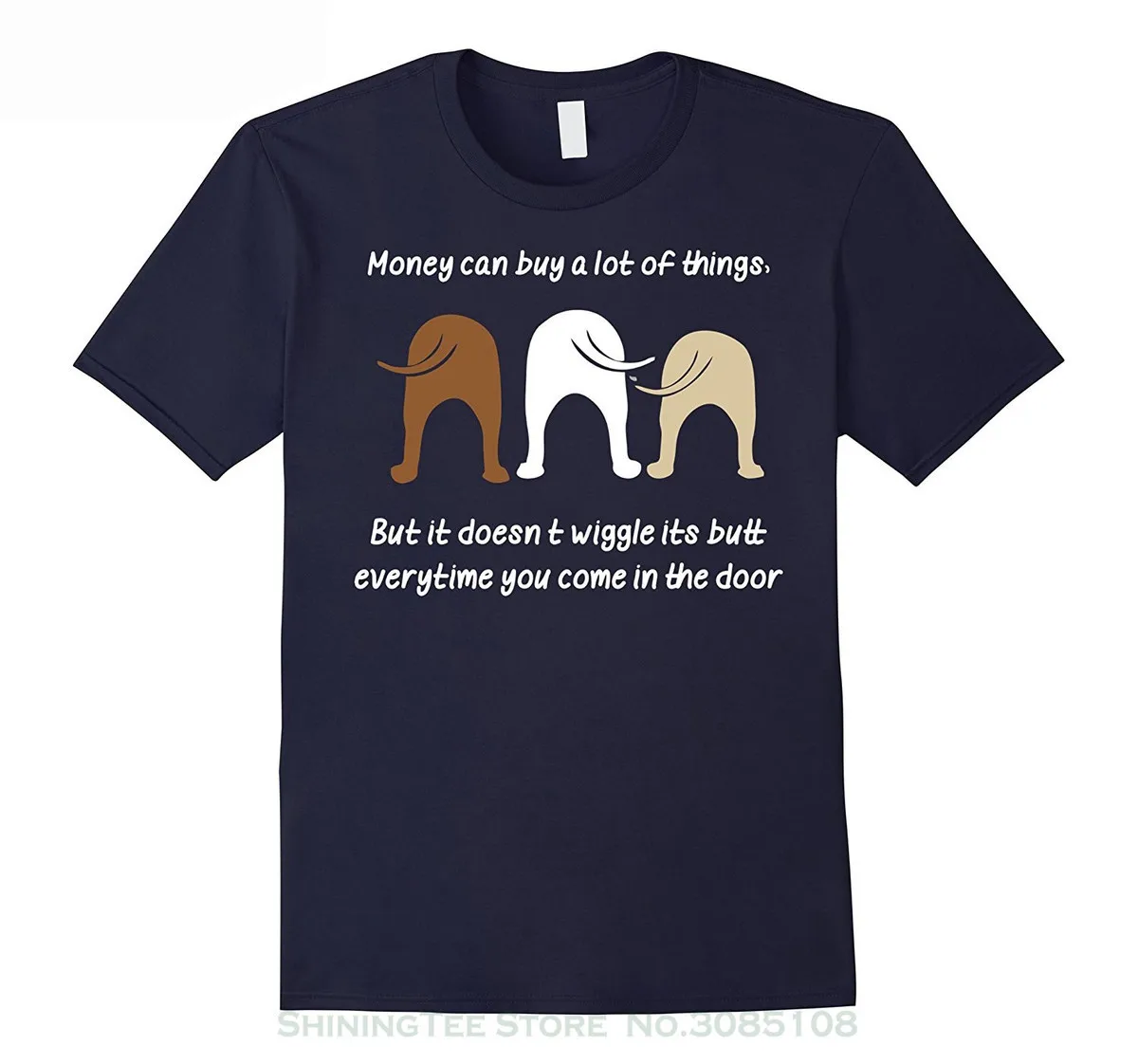 100% Cotton Fashion T-shirts Money Can Buy A Lot Of Things But It Doesn't Wiggle Tshirt Stranger Things Design T Shirt