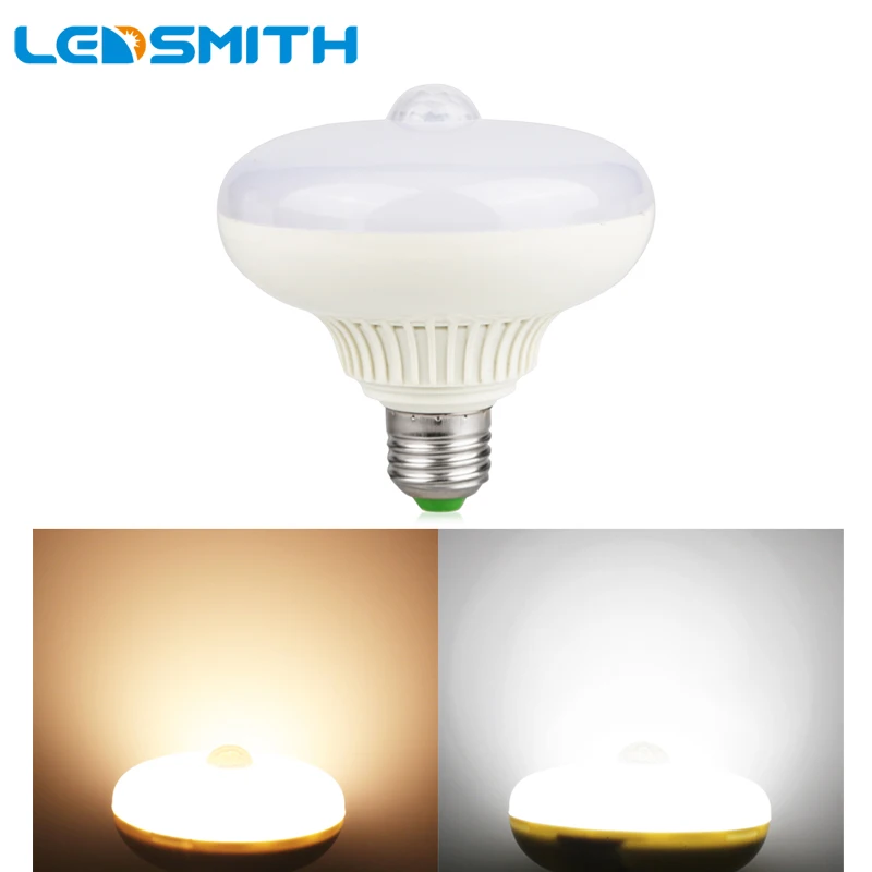 LEDSMITH PIR Infrared Motion Sensor Smart LED Bulb 12W AC85-265V Auto Sensor Detection Lamp Bulbs
LEDSMITH PIR Infrared Motion Sensor Smart LED Bulb 12W AC85-265V Auto Sensor Detection Lamp Bulbs