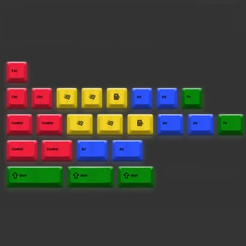 24 Keys Customize CMYK RGBK GH Color Sublimation Addition Keycaps Orignal Hight PBT Caps For Cherry Mechanical Keyboard
24 Keys Customize CMYK RGBK GH Color Sublimation Addition Keycaps Orignal Hight PBT Caps For Cherry Mechanical Keyboard