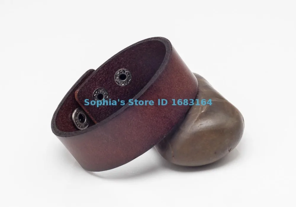 2cm Band Width Dark Brown Simply Stylish Single Wrap Cuff Genuine Leather Bracelet Wristband Men's
2cm Band Width Dark Brown Simply Stylish Single Wrap Cuff Genuine Leather Bracelet Wristband Men's