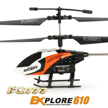 FQ777 610 Explore RC Drone Aircraft Mini Helicopter 3CH 6-Axis Gyro Infrared Remote Control Toys Gift RTF
FQ777 610 Explore RC Drone Aircraft Mini Helicopter 3CH 6-Axis Gyro Infrared Remote Control Toys Gift RTF