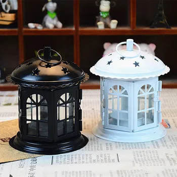 Stars cottage European iron candlestick hollow metal crafts ornaments Home Furnishing portable lantern
Stars cottage European iron candlestick hollow metal crafts ornaments Home Furnishing portable lantern