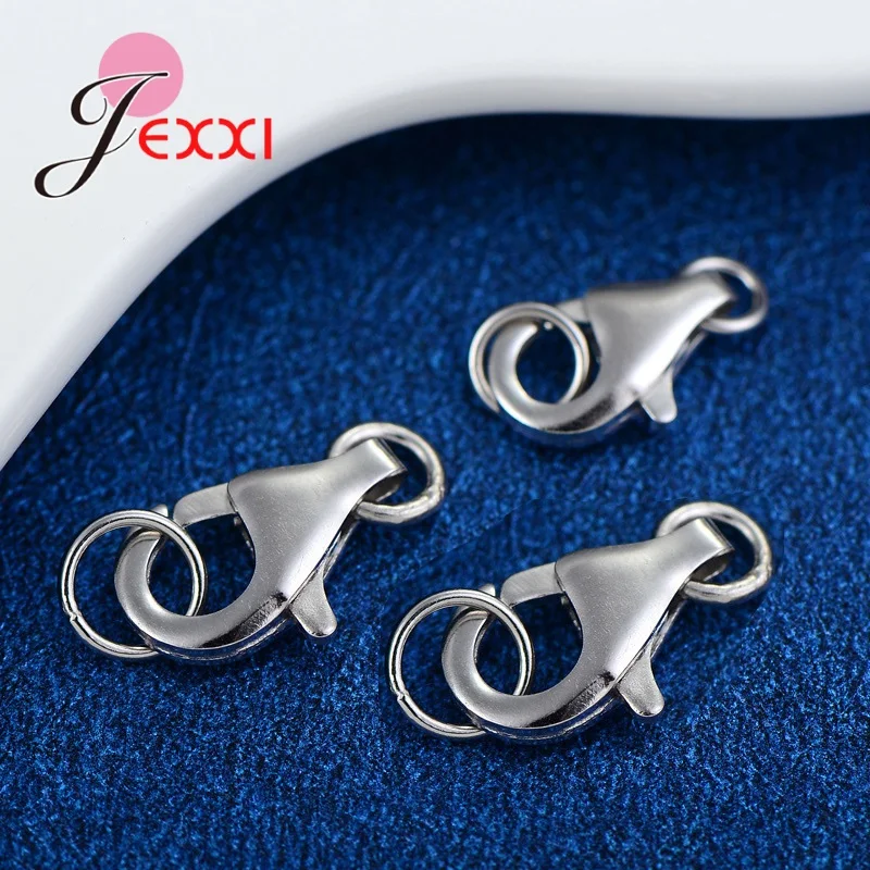 Wholesale 50 Pcs/lot Lobster Clasp Connecting Parts 925 Sterling Silver Jewelry Making Accessories Chain Necklace Accessories
Wholesale 50 Pcs/lot Lobster Clasp Connecting Parts 925 Sterling Silver Jewelry Making Accessories Chain Necklace Accessories