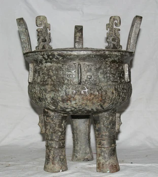 USPS to USA S2498 16" Archaic Chinese Dynasty Palace Bronze Beast Wine Food Vessel Zun Ding Censer
USPS to USA S2498 16" Archaic Chinese Dynasty Palace Bronze Beast Wine Food Vessel Zun Ding Censer