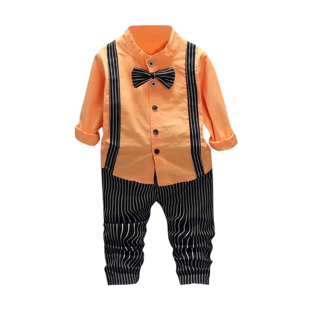 Newborn Toddler Baby Boy Clothing Casual Kids Outfits Solid Bow Tie Shirt Tops Stripe Pants Trousers Outfits Set Kid Clothing
Newborn Toddler Baby Boy Clothing Casual Kids Outfits Solid Bow Tie Shirt Tops Stripe Pants Trousers Outfits Set Kid Clothing