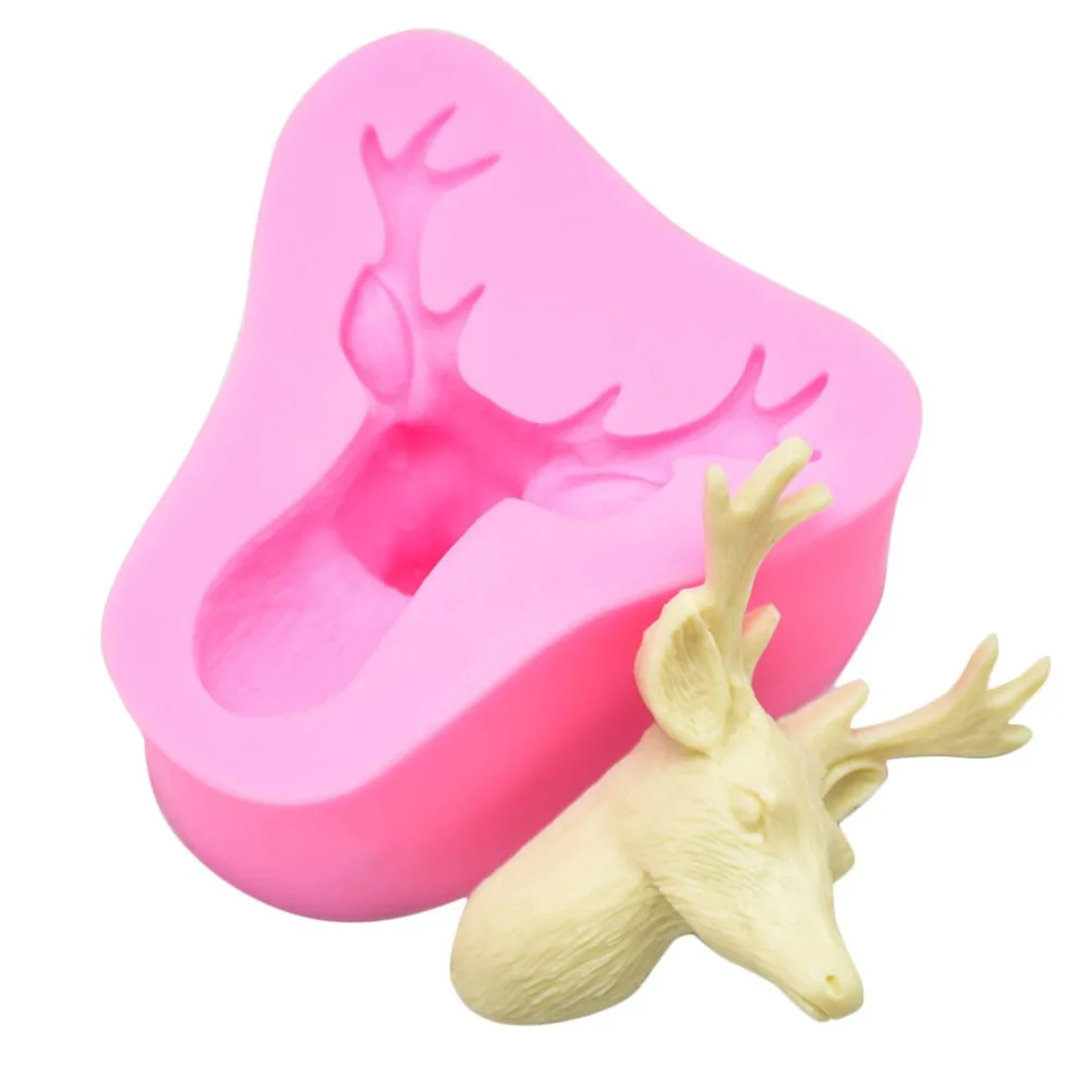 3D Animal Deer Head Pattern Silicone Cake Mold Fondant Gift Decorating Chocolate Fondant Cookie Kitchen Baking Mold Tool
3D Animal Deer Head Pattern Silicone Cake Mold Fondant Gift Decorating Chocolate Fondant Cookie Kitchen Baking Mold Tool