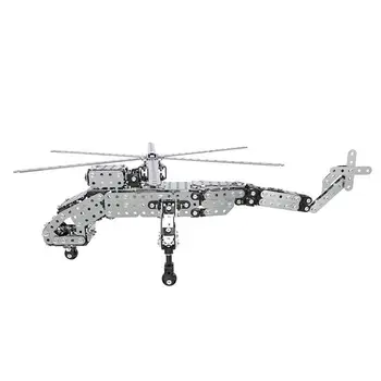 632pcs Building Block Helicopter Alloy Assembly Helicopter Decorate Entertainment DIY Assembled Helicopter Funny Non-Toxic
632pcs Building Block Helicopter Alloy Assembly Helicopter Decorate Entertainment DIY Assembled Helicopter Funny Non-Toxic