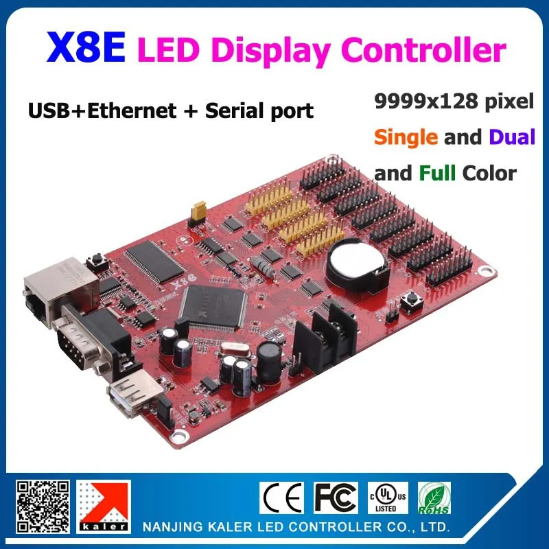 Контроллер kaler X8E со светодиодным дисплеем 9999x128 пикселей | Электронные компоненты