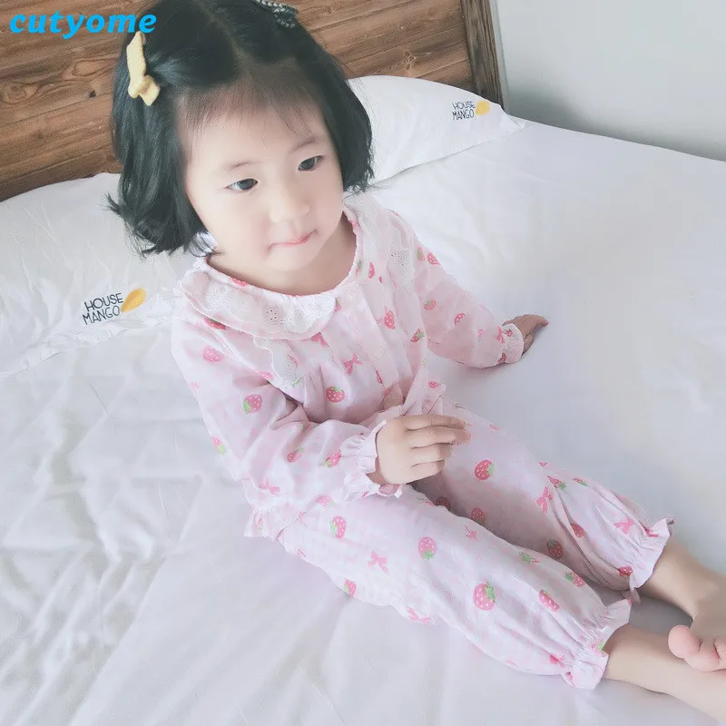 Cutyome Baby Girls Sleepers Spring Autumn Strawberry Print Cotton Pyjamas Set for Toddler Kids Long Sleeve Children Pajamas Sets
Cutyome Baby Girls Sleepers Spring Autumn Strawberry Print Cotton Pyjamas Set for Toddler Kids Long Sleeve Children Pajamas Sets
