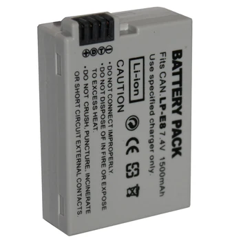 1Pcs LP-E8 digital battery 7.4v 1500mAh LP E8 LPE8 Camera Bateria For Canon EOS 550D 600D 650D 700D
1Pcs LP-E8 digital battery 7.4v 1500mAh LP E8 LPE8 Camera Bateria For Canon EOS 550D 600D 650D 700D
