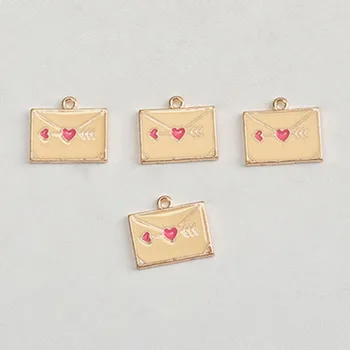 MRHUANG 10pcs/lot 14*15mm Heart Envelope Enamel Charms fit necklaces bracelet DIY Fashion Jewelry Accessories
MRHUANG 10pcs/lot 14*15mm Heart Envelope Enamel Charms fit necklaces bracelet DIY Fashion Jewelry Accessories