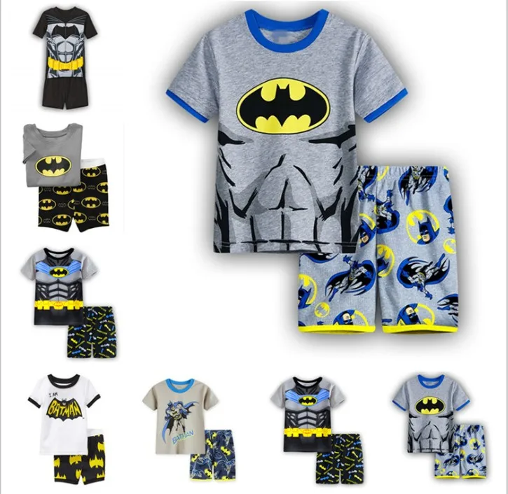 Hot New Boy girls pyjamas summer cotton kids clothes girls set short sleeve clothes sets Batman spiderman Iron Man Short sleeve
Hot New Boy girls pyjamas summer cotton kids clothes girls set short sleeve clothes sets Batman spiderman Iron Man Short sleeve