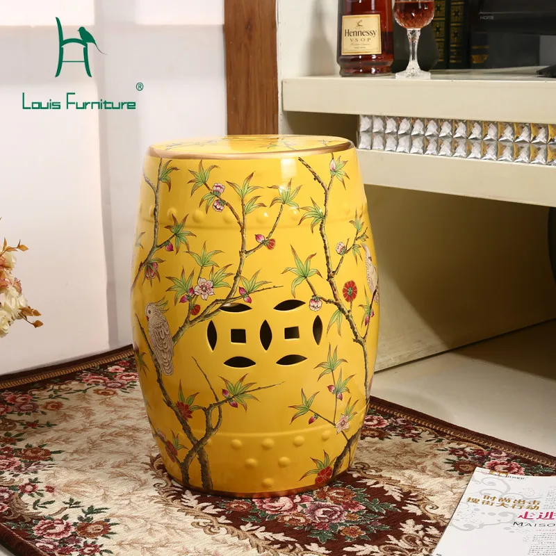 Louis Fashion Stools Ottomans New Chinese Ceramics Simple Home Living Room Circular Antique Change Shoes Dressing
Louis Fashion Stools Ottomans New Chinese Ceramics Simple Home Living Room Circular Antique Change Shoes Dressing