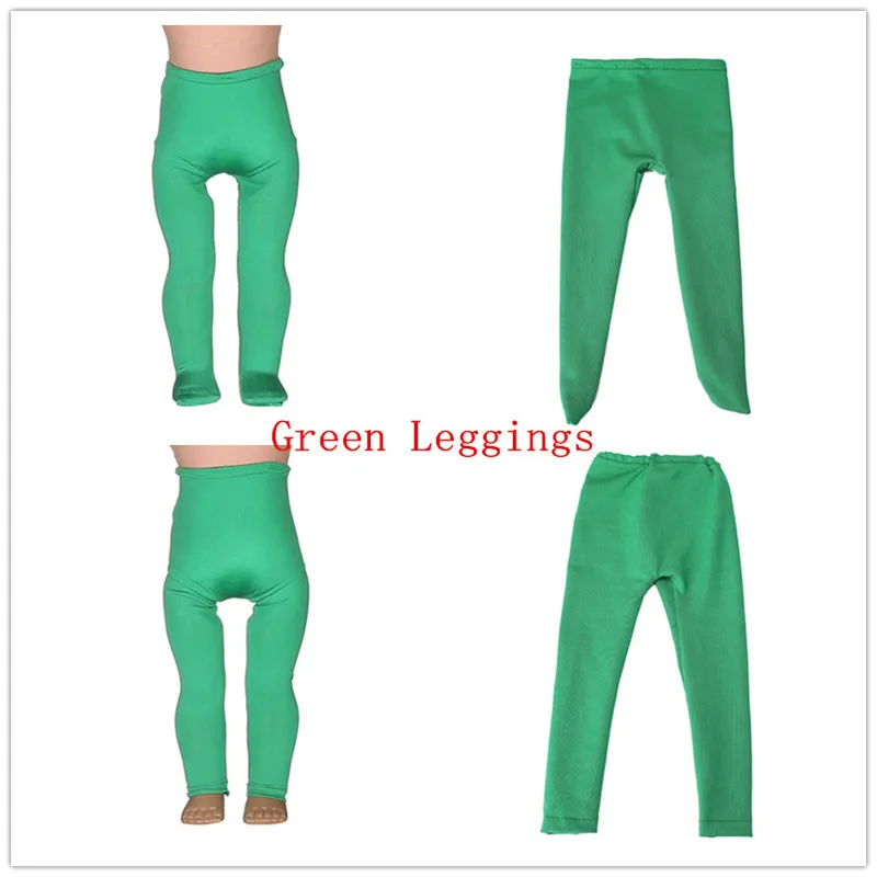 2 color Green Leggings Tight Pants Fit 18 Inches Doll Baby Doll Clothes Accessories Handmade Fashion Pants Clothes
2 color Green Leggings Tight Pants Fit 18 Inches Doll Baby Doll Clothes Accessories Handmade Fashion Pants Clothes