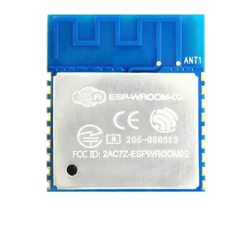 ESP8266 02 full range of WIFI modules ESP-WROOM-02/02D/02U/02UC/02DC/S2 2Mt bytes (16 Mt bit) 
ESP8266 02 full range of WIFI modules ESP-WROOM-02/02D/02U/02UC/02DC/S2 2Mt bytes (16 Mt bit)