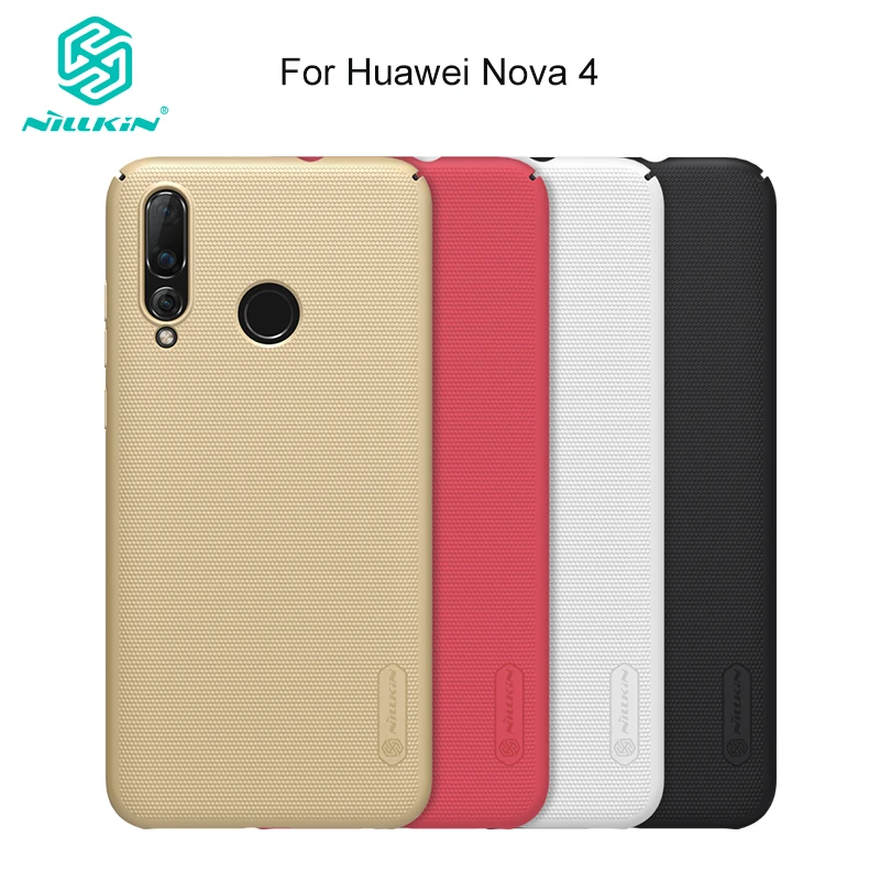 Nillkin Super Frosted Shield Hard Back Cover Case for Huawei Nova 4 Nova4 PC Protective Anti-knock Gift Phone Holder | Мобильные