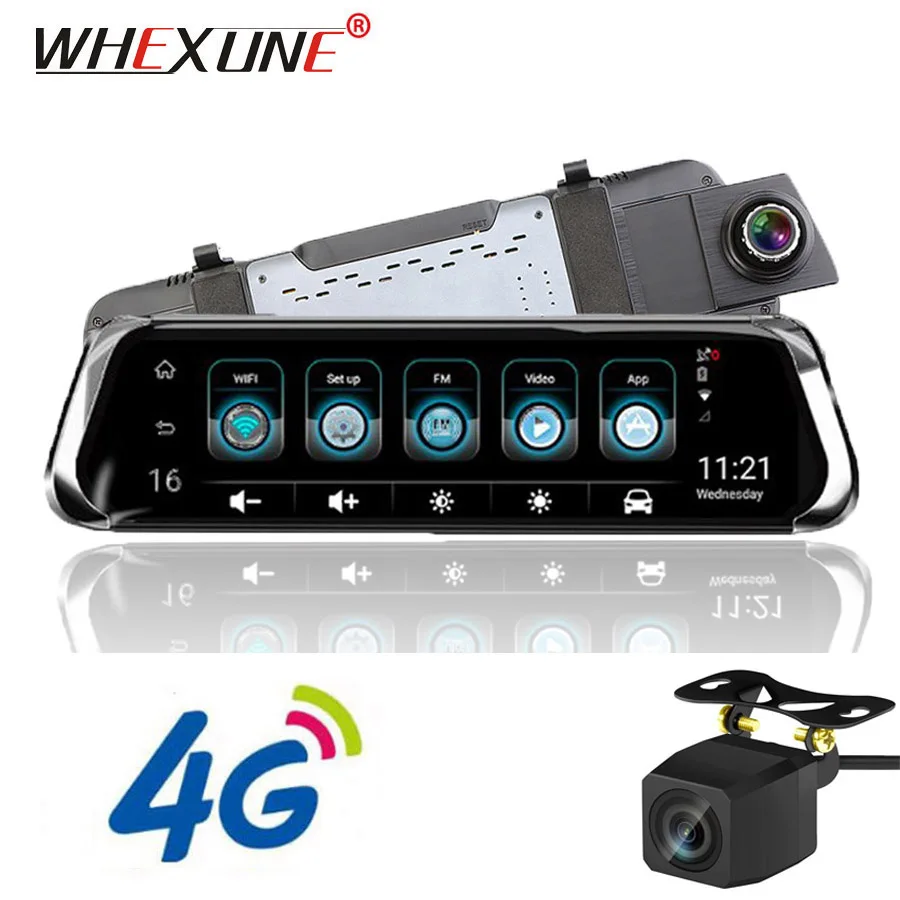 WHEXUNE 10" Inch 4G Android Car DVR 1080P Video Camera GPS Navigation ADAS Full HD Camcorder Bluetooth WiFi Dual lens Dashcam
WHEXUNE 10" Inch 4G Android Car DVR 1080P Video Camera GPS Navigation ADAS Full HD Camcorder Bluetooth WiFi Dual lens Dashcam