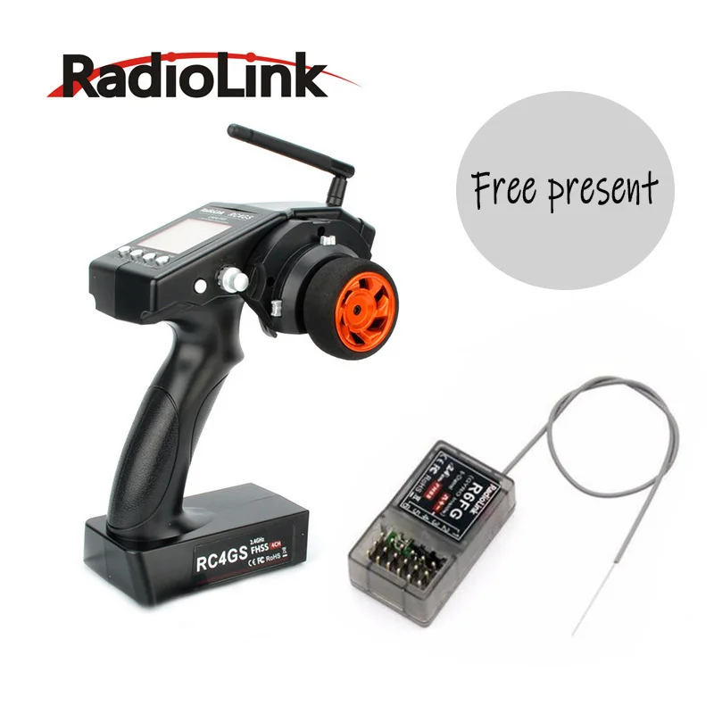 Newest RadioLink RC4GS 2.4G 4CH Car Remote Controller Transmitter+ R6FG Gyro Inside Receiver For RC Car&Boat (400m Distance)
Newest RadioLink RC4GS 2.4G 4CH Car Remote Controller Transmitter+ R6FG Gyro Inside Receiver For RC Car&Boat (400m Distance)