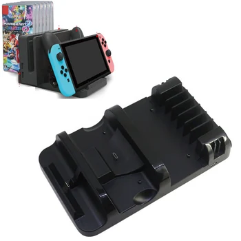 Multi-functional Charging Dock Station for Nintendo Nintend Switch NS Pro Controller w/ Storage for Dock and 6 pcs Game Card Box
Multi-functional Charging Dock Station for Nintendo Nintend Switch NS Pro Controller w/ Storage for Dock and 6 pcs Game Card Box