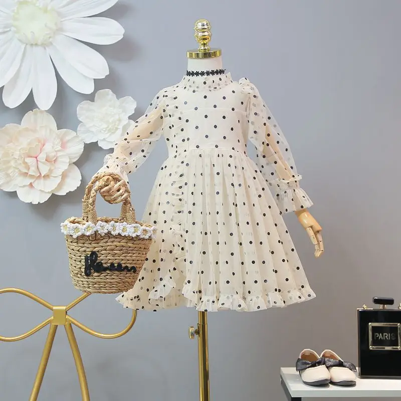 Children's super-spring spring 2019 spring new long-sleeved chiffon dress girls wave point super fairy princess dress
Children's super-spring spring 2019 spring new long-sleeved chiffon dress girls wave point super fairy princess dress