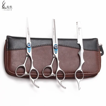 Suit 6" 17.5cm Mr Rabbit JP Telfon Thinning Scissors Cutting Shears Hairdressing Scissors Down Ablters Teeth Hair Scissors M1115
Suit 6" 17.5cm Mr Rabbit JP Telfon Thinning Scissors Cutting Shears Hairdressing Scissors Down Ablters Teeth Hair Scissors M1115