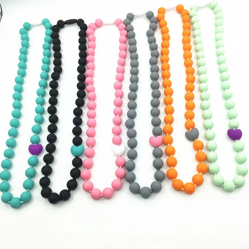free shipping Fashion Jewelry Silicone Necklace Rainbow heart Beads For Jewelry Silicone Teething Necklace teether black-pink
free shipping Fashion Jewelry Silicone Necklace Rainbow heart Beads For Jewelry Silicone Teething Necklace teether black-pink