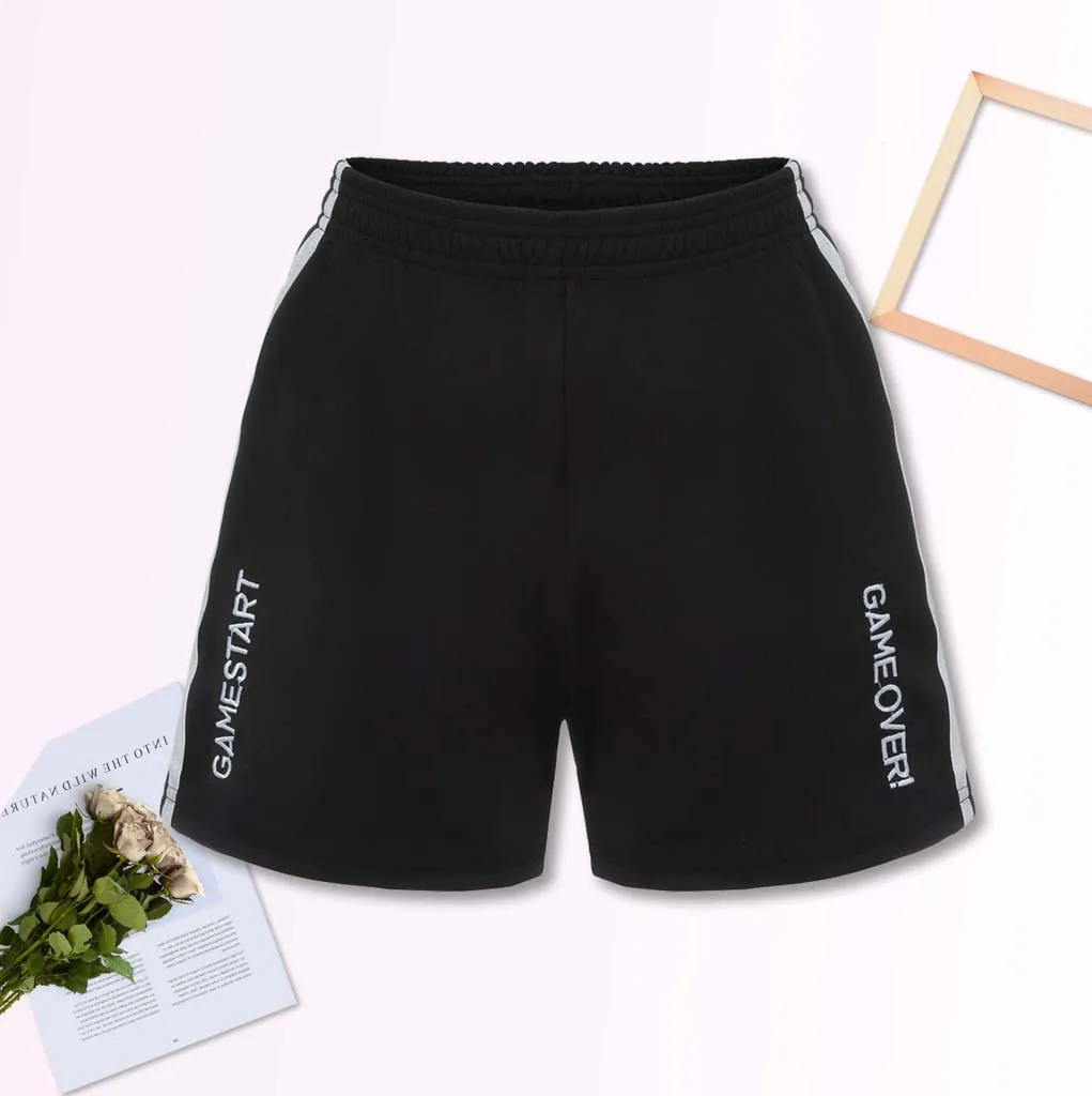 2019 New shorts Womens Striped Mid Waist Loose biker Shorts casual Drawstring Waist Ringer plus size Shorts summer Streetwear
2019 New shorts Womens Striped Mid Waist Loose biker Shorts casual Drawstring Waist Ringer plus size Shorts summer Streetwear